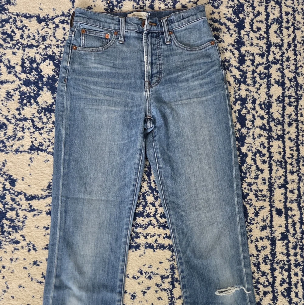 Madewell Women's Skinny Jeans in Light Blue - Picture 1 of 11